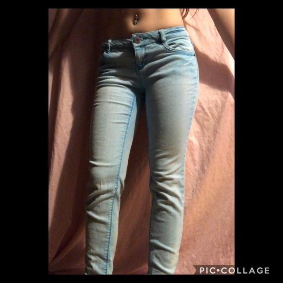 Mossimo supply co. Skinny jeans color light blue - Picture 2 of 4